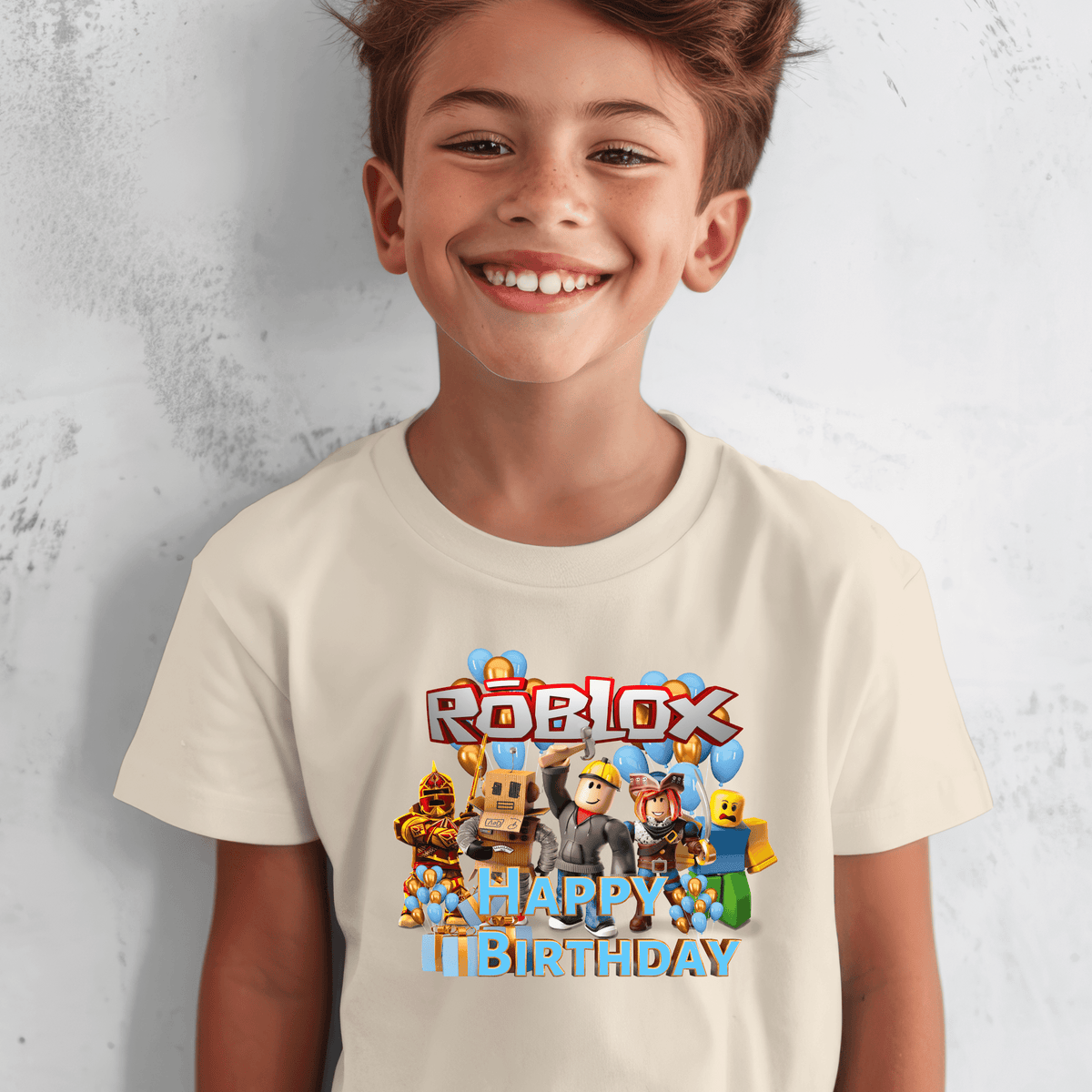 Boys, Happy Birthday Roblox T-Shirts