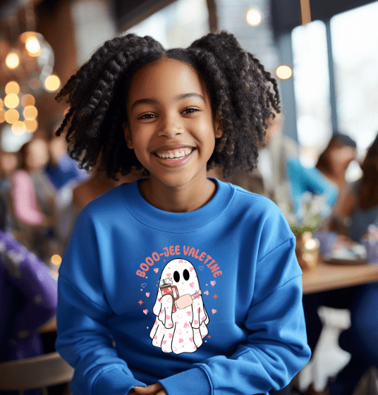 Boo-Jee Valentine Crewneck - Creations by Stephanie