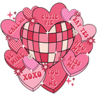 Retro Valentines Day Trendy DTF Transfers 35 Designs. - Creations by Stephanie