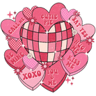 Retro Valentines Day Trendy DTF Transfers 35 Designs. - Creations by Stephanie