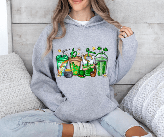 Drink Up Ladies Hoodie - Creations by Stephanie