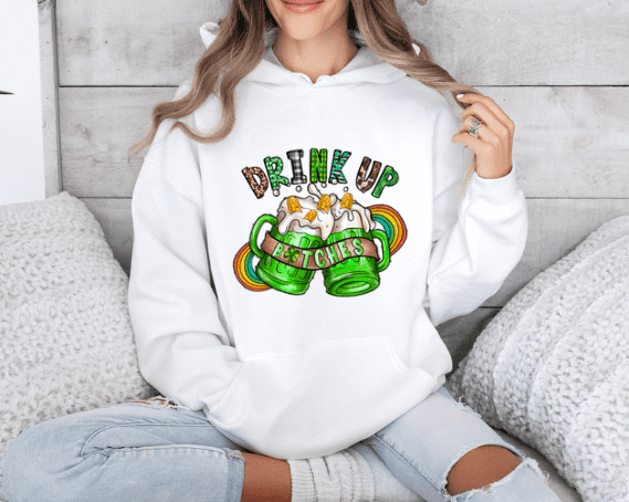 Drink Up Bitches Hoodies - Creations by Stephanie