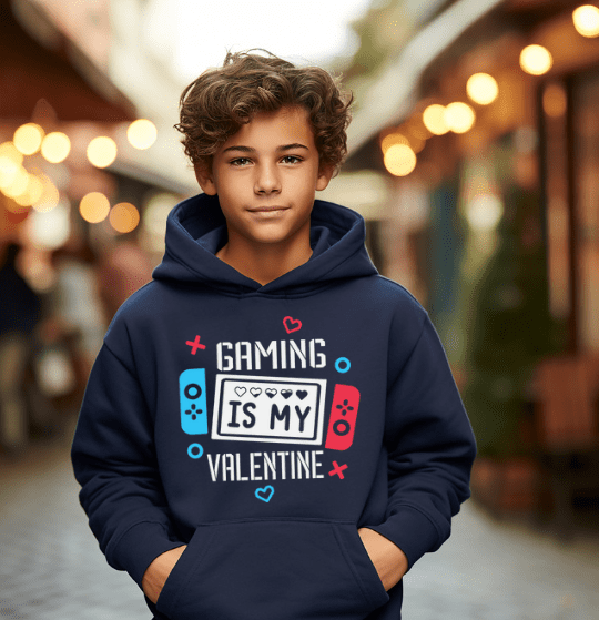 Gaming is my Valentine Hoodie - Creations by Stephanie