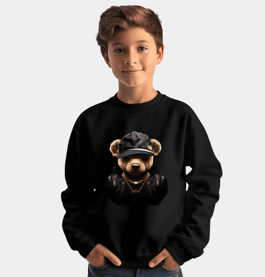 Trendy Bear Crewneck - Creations by Stephanie