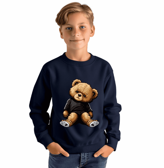 Chill-Bear Crewneck - Creations by Stephanie