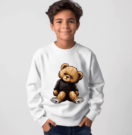 Chill-Bear Crewneck - Creations by Stephanie