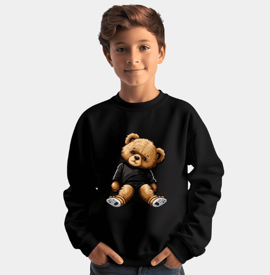 Chill-Bear Crewneck - Creations by Stephanie