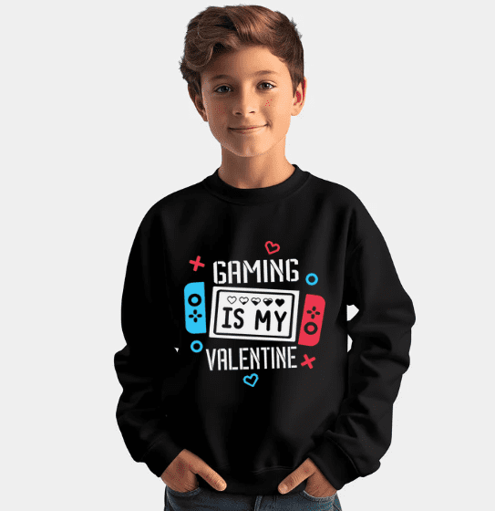 Gaming Is My Valentine Crewneck - Creations by Stephanie