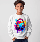 Headphone Crewneck - Creations by Stephanie