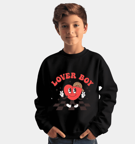 Lover Boy Valentines Crewneck - Creations by Stephanie