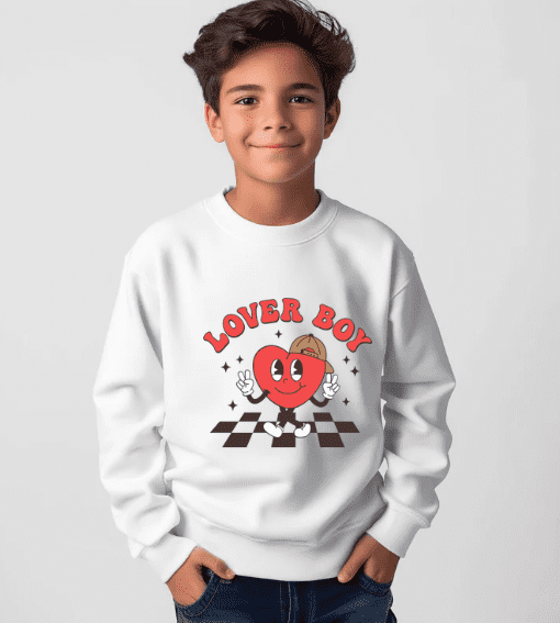 Lover Boy Valentines Crewneck - Creations by Stephanie