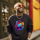 Graffiti Headphone Crewneck - Creations by Stephanie