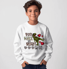 You Make My Heart Saur Valentines Day Crewneck - Creations by Stephanie