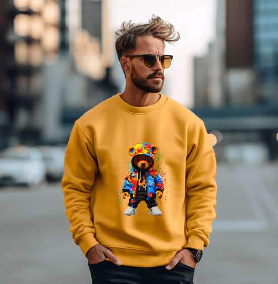 Graffiti Bear Crewneck! - Creations by Stephanie