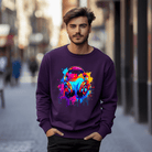 Graffiti Headphone Crewneck - Creations by Stephanie