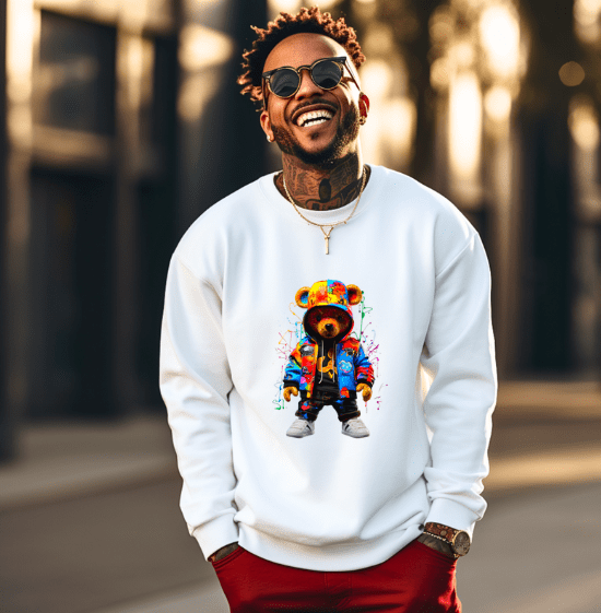 Graffiti Bear Crewneck! - Creations by Stephanie