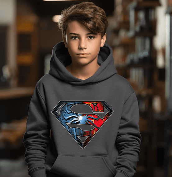 Superman Hoodie - Creations by Stephanie