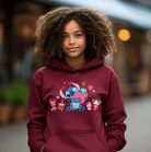 Stitch Valentines Day Hoodie - Creations by Stephanie