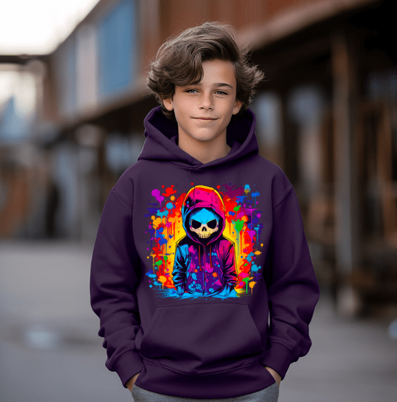 Skull Boy Hoodie - Creations by Stephanie