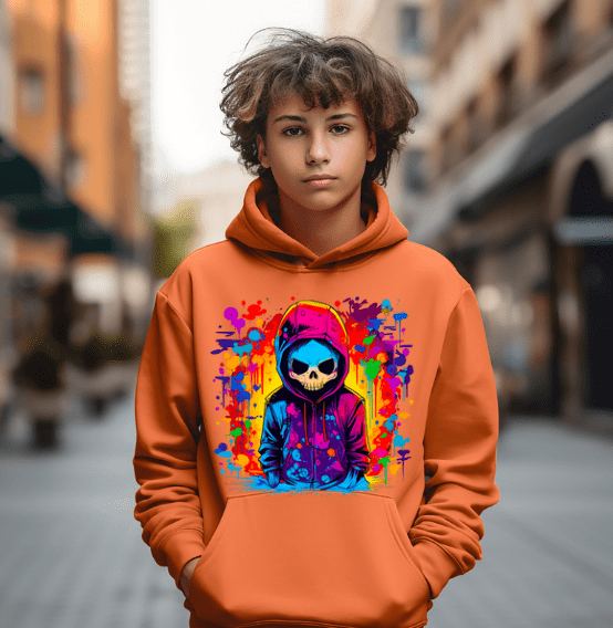 Skull Boy Hoodie - Creations by Stephanie