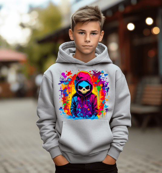 Skull Boy Hoodie - Creations by Stephanie