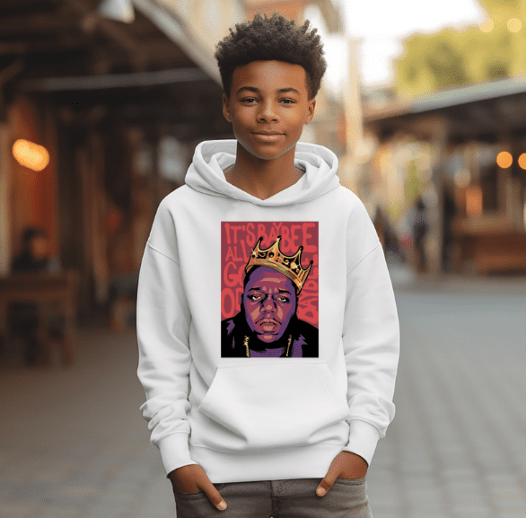 The Notorious B.I.G. Hoodie - Creations by Stephanie