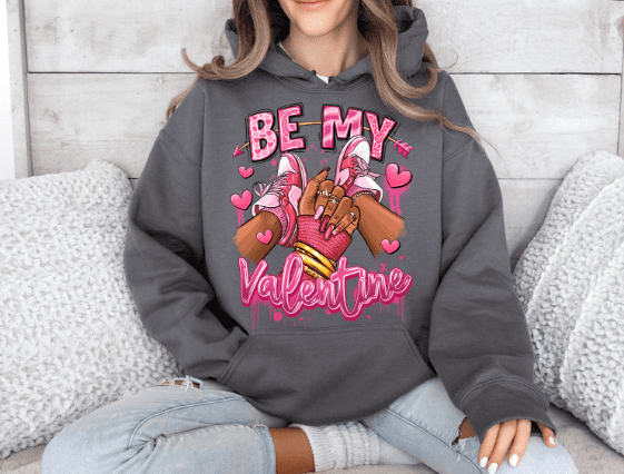 Be My Valentine Hoodie - Creations by Stephanie