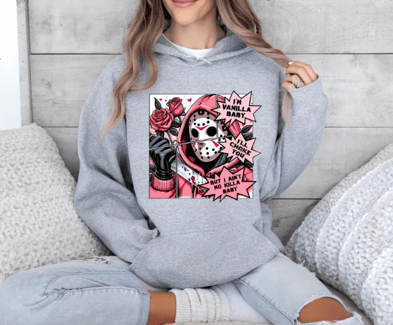 Valentines Day, I'll Choke You Hoodie - Creations by Stephanie