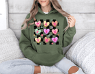 Valentine's Day Conversation Hearts Hoodie - Creations by Stephanie