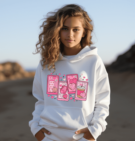 Valentine's Day Cafecito Y Chisem Hoodie - Creations by Stephanie