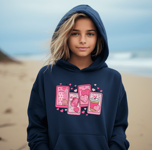 Valentine's Day Cafecito Y Chisem Hoodie - Creations by Stephanie