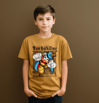 New York Time Donald Duck T-shirt - Creations by Stephanie