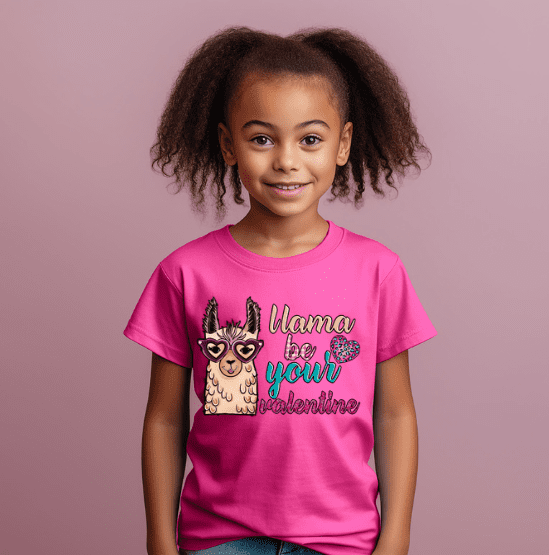 Llama Be Your Valentine T-Shirt - Creations by Stephanie