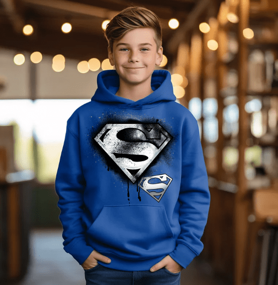 Superman Hoodie - Creations by Stephanie