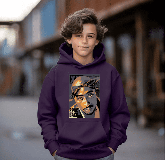 HipHop Tupac Hoodie - Creations by Stephanie