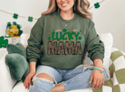 St. Patrick's Day Lucky MAMA Crewneck - Creations by Stephanie