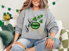 St. Patrick's Day Lucky Lips Crewneck - Creations by Stephanie