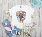 Easter Retro Bunny Kisses T-shirt - Creations by Stephanie