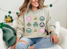 Retro St. Patrick's Day Clover Crewneck - Creations by Stephanie