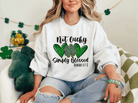 St. Patrick's Day Not Lucky Simply Blessed Crewneck - Creations by Stephanie