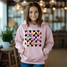 Retro Valentines Conversation Hearts Hoodie - Creations by Stephanie