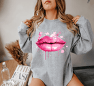 Graphic Lips Crewneck - Creations by Stephanie