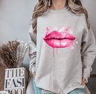 Graphic Lips Crewneck - Creations by Stephanie