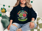 Retro Happy Go Lucky Teacher Crewneck - Creations by Stephanie