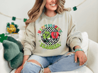 Retro Happy Go Lucky Teacher Crewneck - Creations by Stephanie